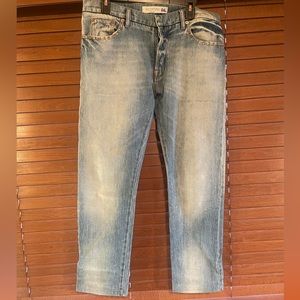 Valentino light wash denim
